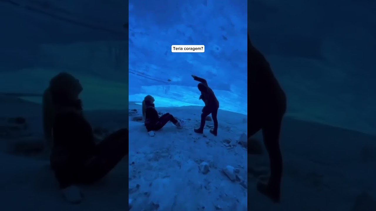 Entraria nessa geleira? 🧊 #noruega #natureza #naturezaperfeita #paisagem #geleira #geleiras
