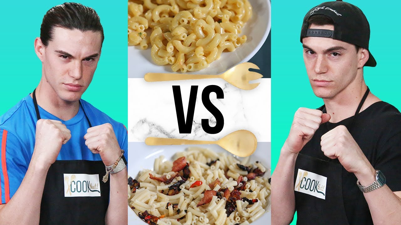 MAC N CHEESE CHALLENGE?! | COOK THAT w/ Esparza Twins
