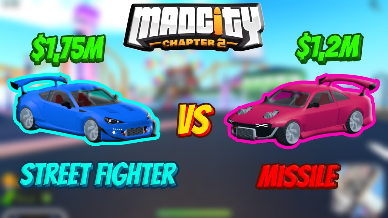 Street Figter vs Missile | Mad City UPDATE! Comparison
