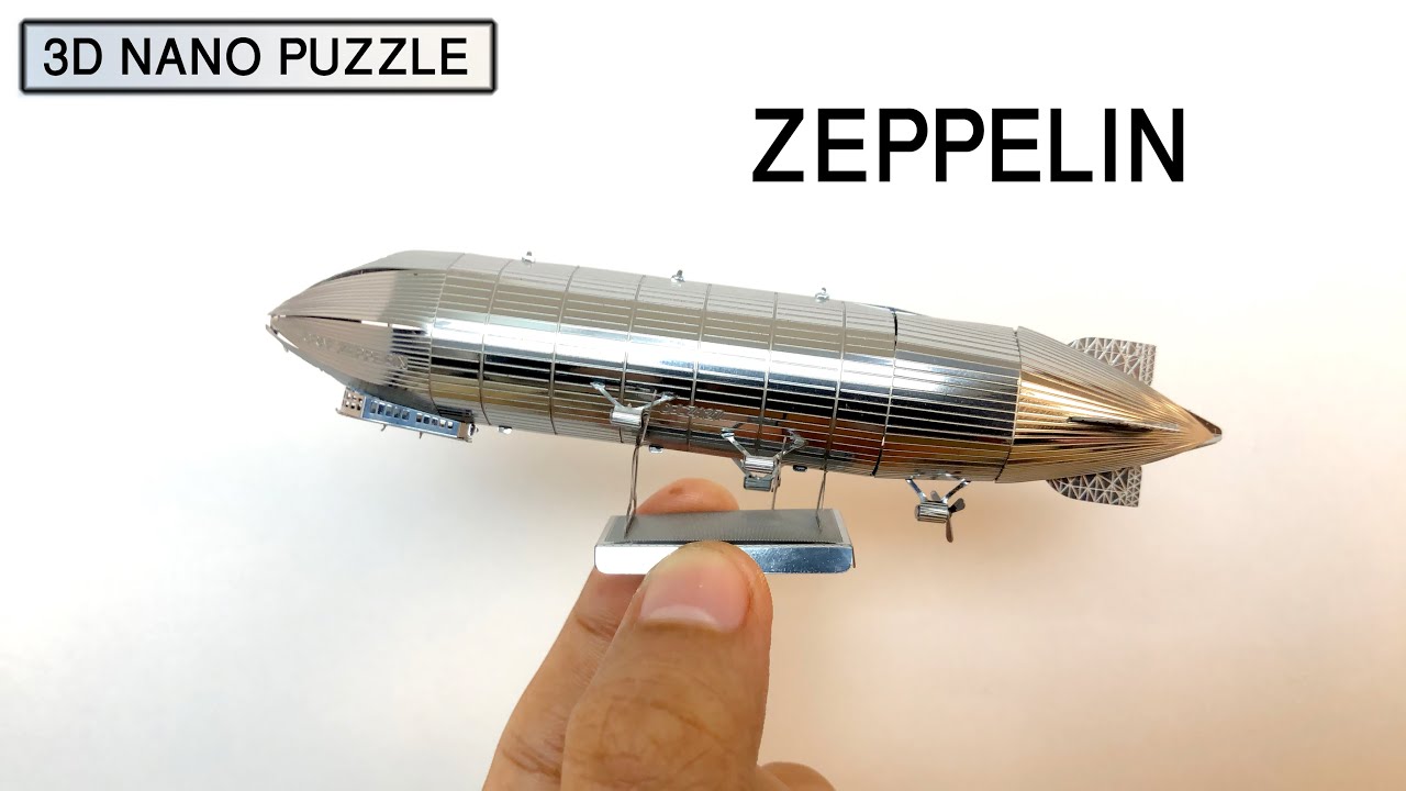 3D Metal Model Kit - Zeppelin | Nano puzzle