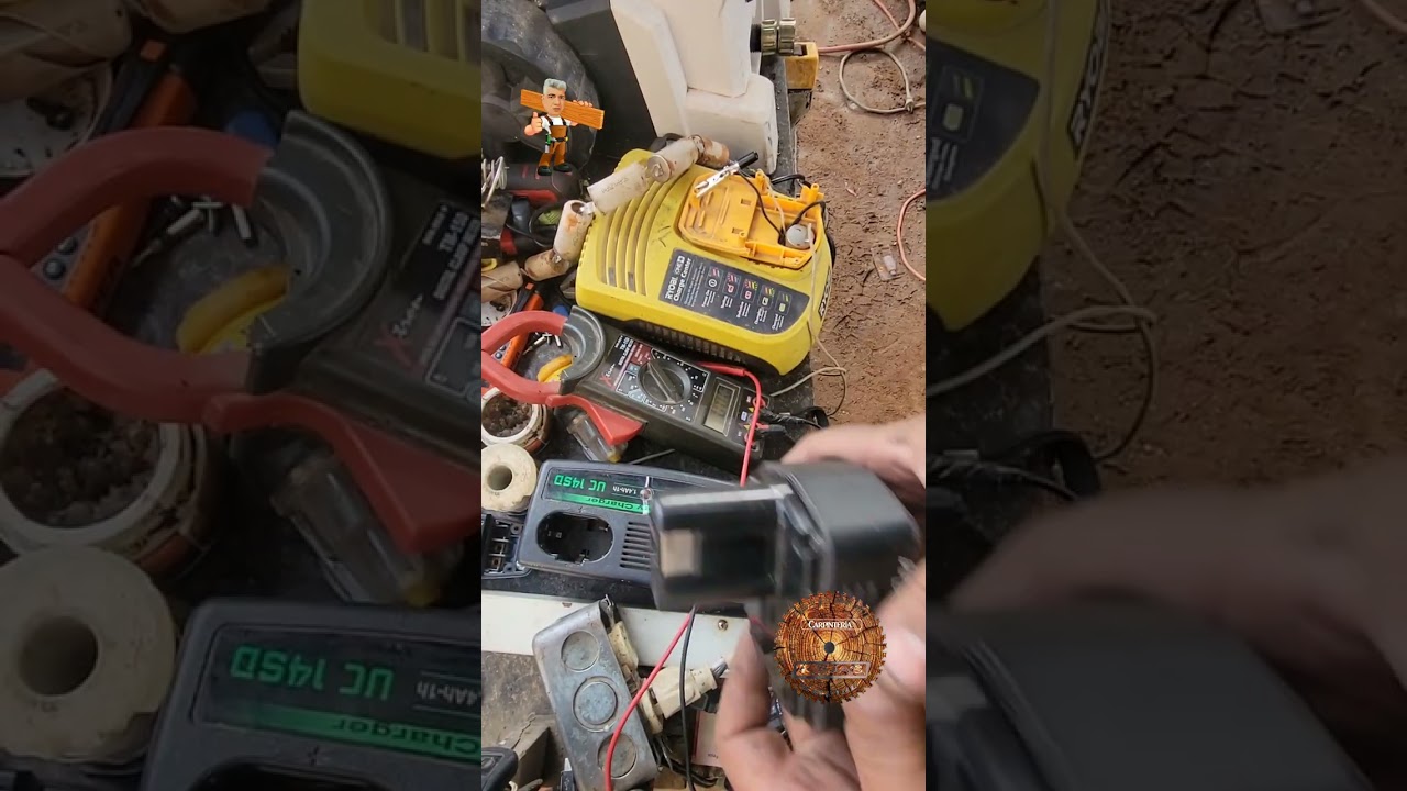Reparación de pila y cargador de la marca  hitachi