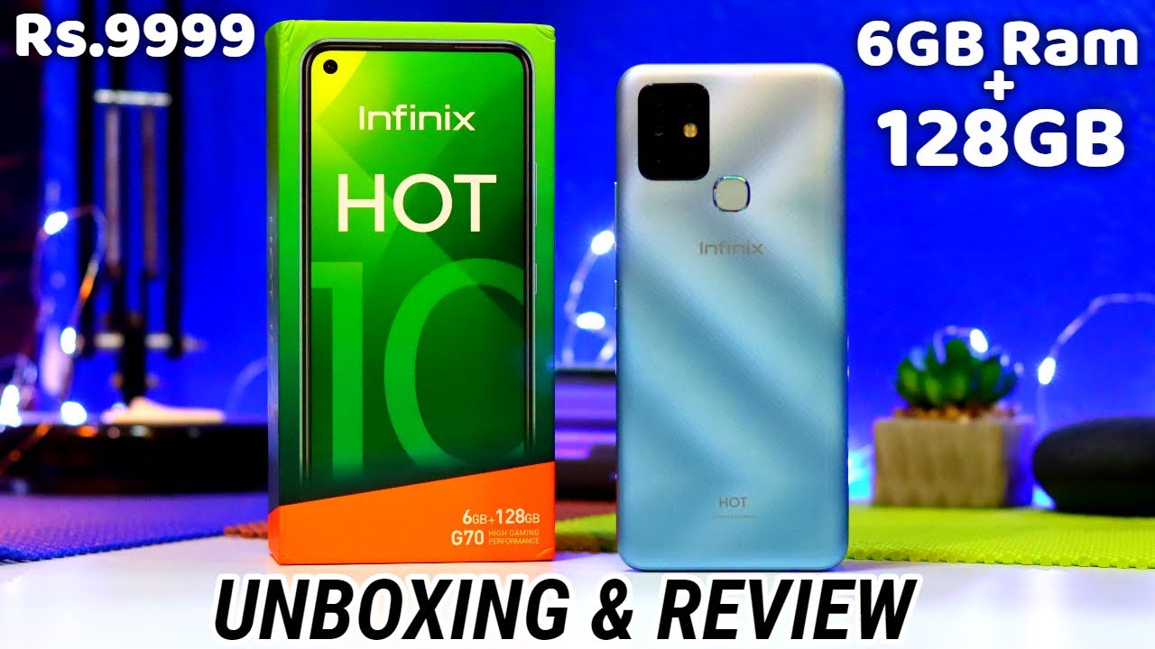 Infinix HOT 10 Unboxing & First Impression Review | 6GB Ram + 128GB Rom with Helio G70 at Rs.9999/-