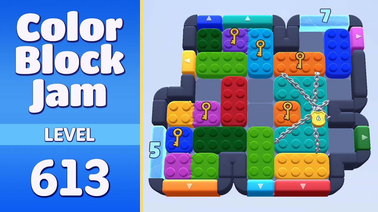 Color Block Jam Level 613 | Every Puzzle Solved! 🎯