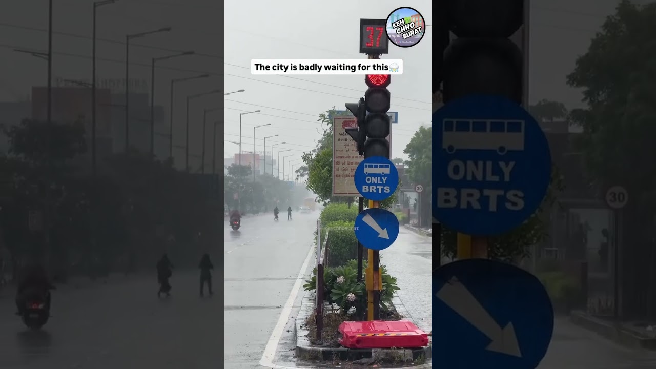Desperately waiting for this season!😍☔️ #kemchhosurat #surat #rain
