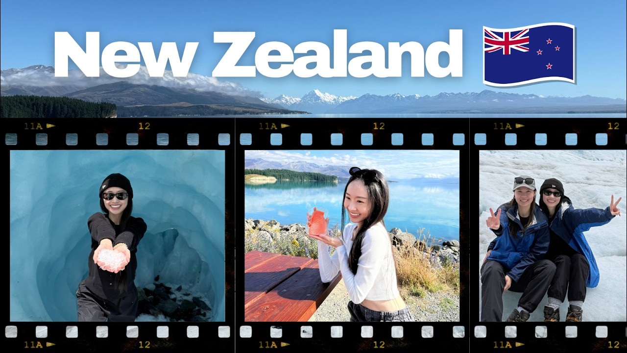 紐西蘭EP1｜超壯觀直升機冰川健行｜Lake Tekapo｜Twizel愜意的Airbnb｜Lake Pukaki｜紐西蘭真的是美到讓人流淚🥹｜New Zealand Vlog