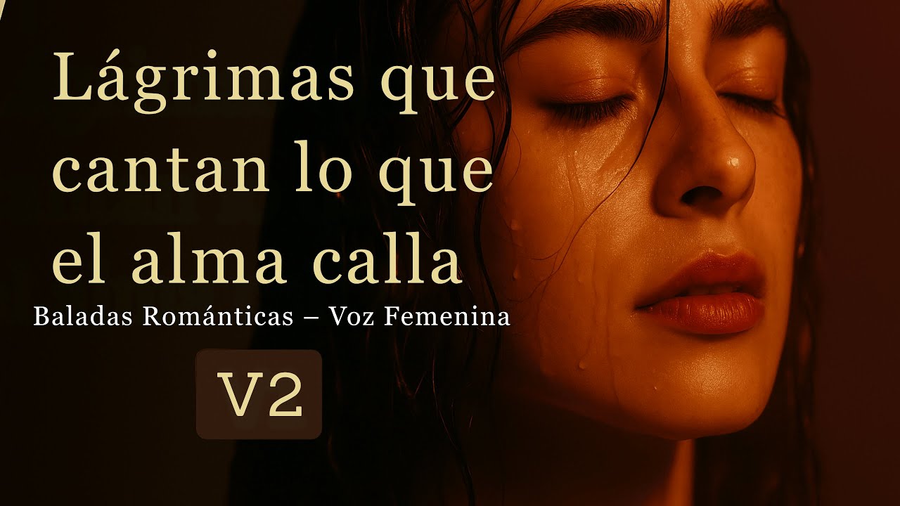 Baladas Románticas V2 – Lágrimas y Amor | Voz Femenina