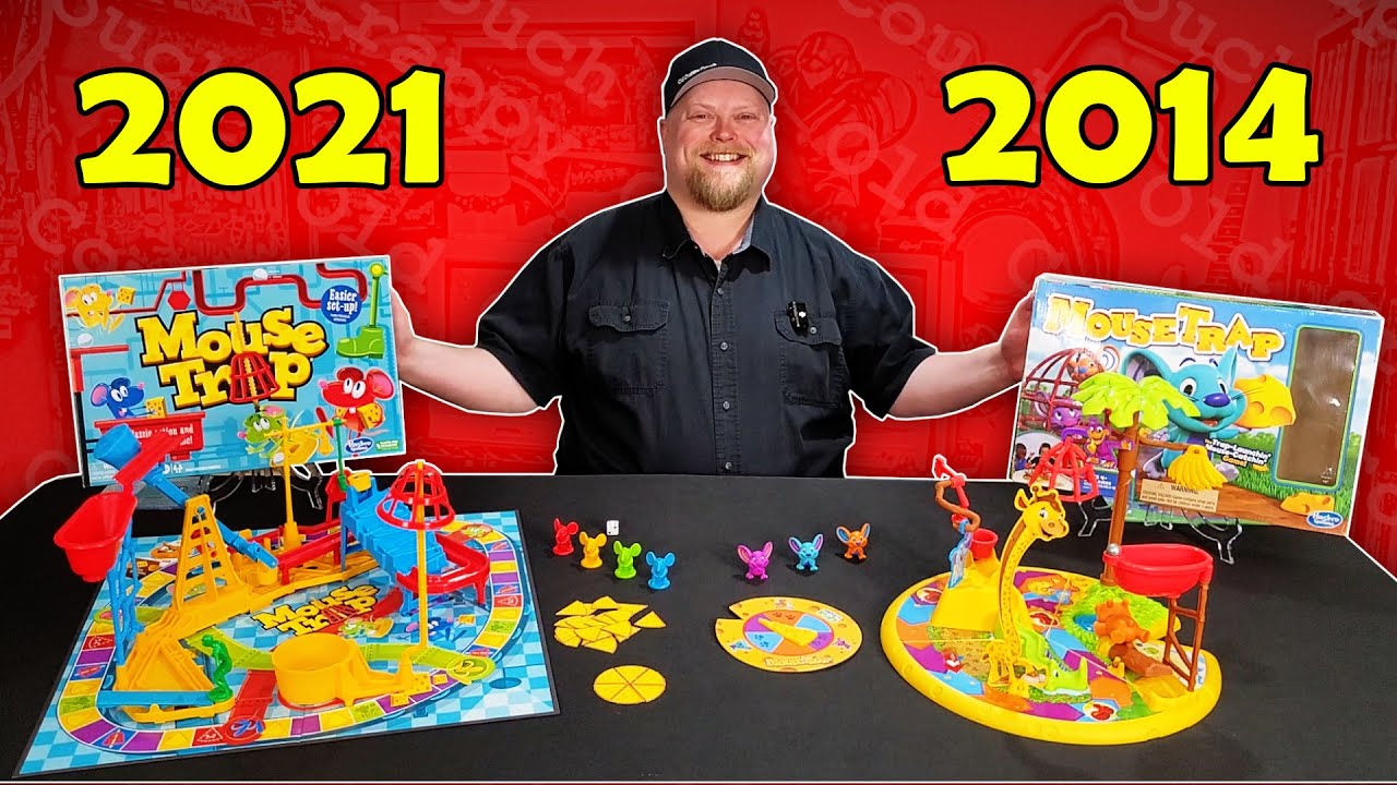 Mouse Trap Elefun and Friends Edition Board Game Review - Hasbro (2014) #boardgames