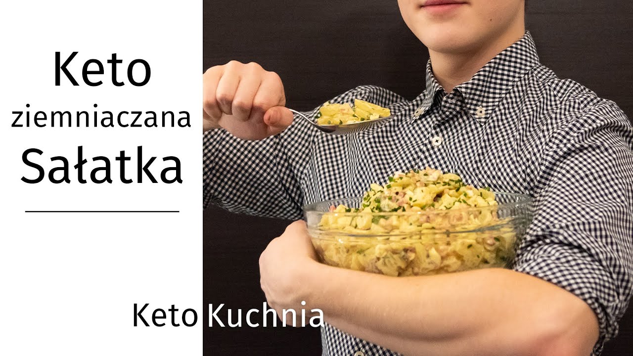 Sałatka KETO „Ziemniaczana” | Niskowęglowodanowa | Przepyszna !!!