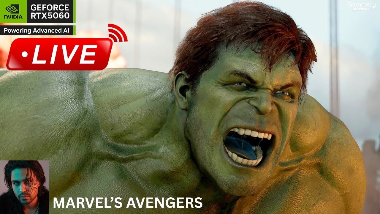 LIVE HINDI 🔴 Hulk Rage Mode 💥Marvel's Avengers Gameplay