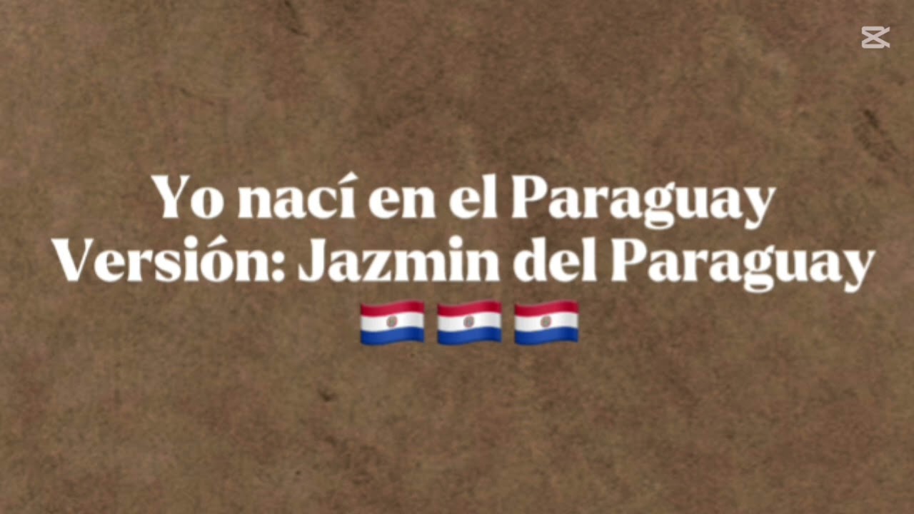 Karaoke- Yo nací en el Paraguay ✨