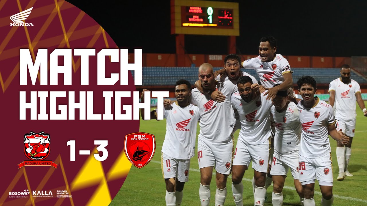 Liga1 - Madura United v PSM Makassar 1-3 | CHAMPIONS !!!