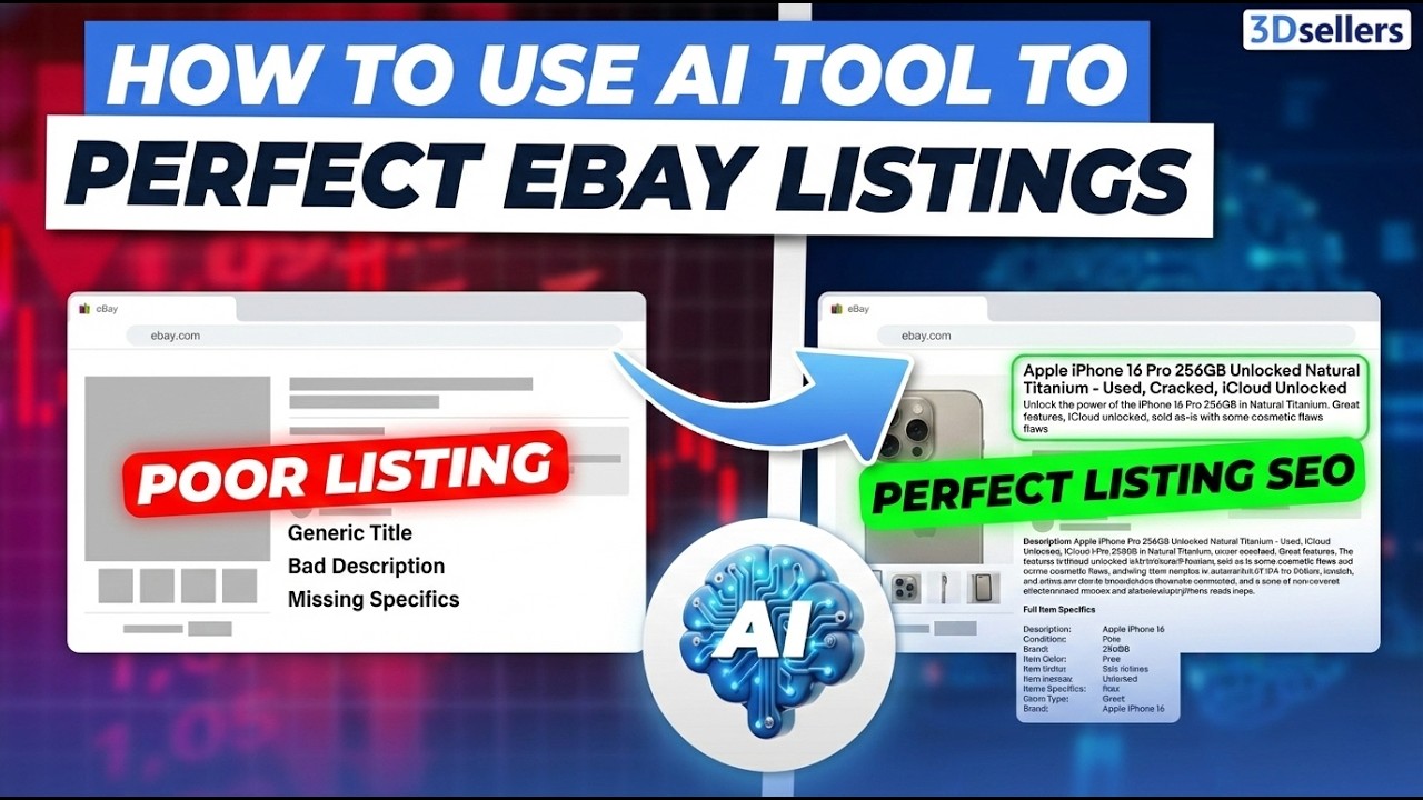 How to Use AI Tool to Create Perfect eBay Listings Title Description and Item Specifics SEO