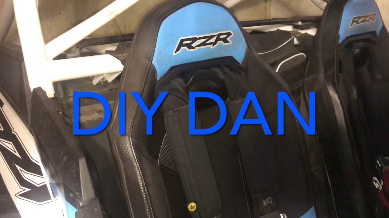PASS THROUGH SEAT INSERT/BEZEL INSTALLATION FOR 4 POINT HARNESSES ON 2020 RZR TURBO S FACTORY SEATS