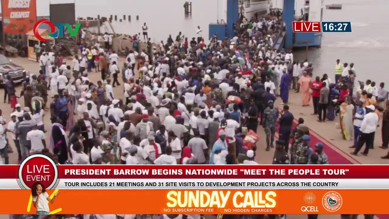 PRESIDENT BARROW BEGINS NATIONWIDE MEET THE PEOPLE TOUR   10.11.25