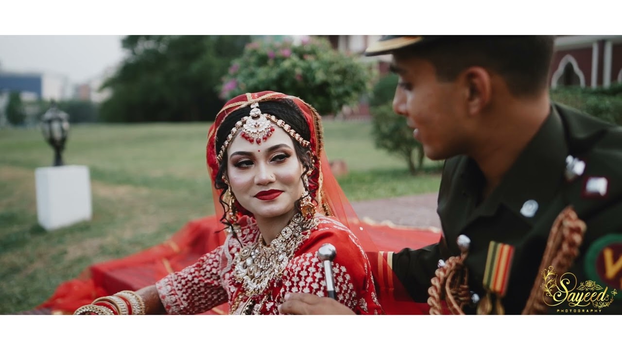 captain suvo & mithila’s wedding-trailer , Bangladesh army officer, 22 april 2024