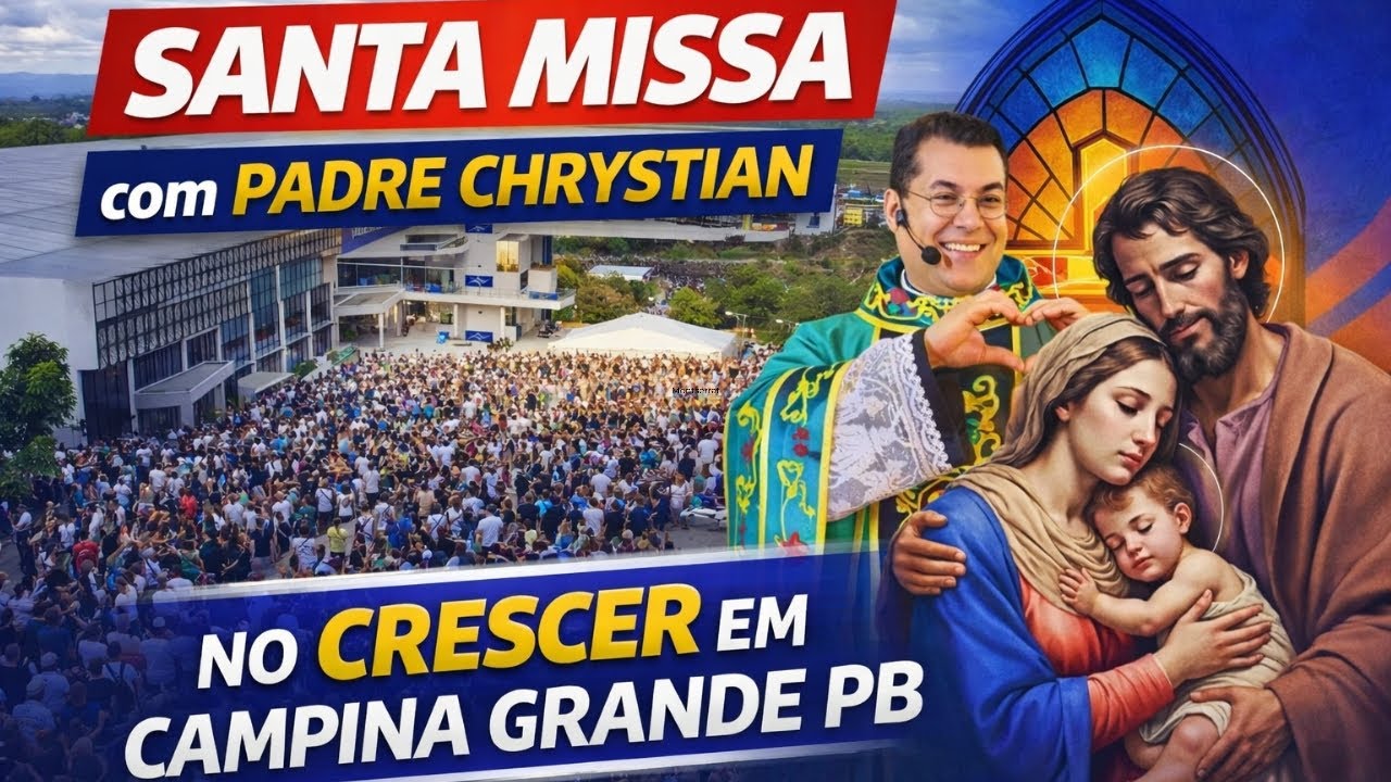  SANTA MISSA COM PADRE CHRYSTIAN NO CRESCER