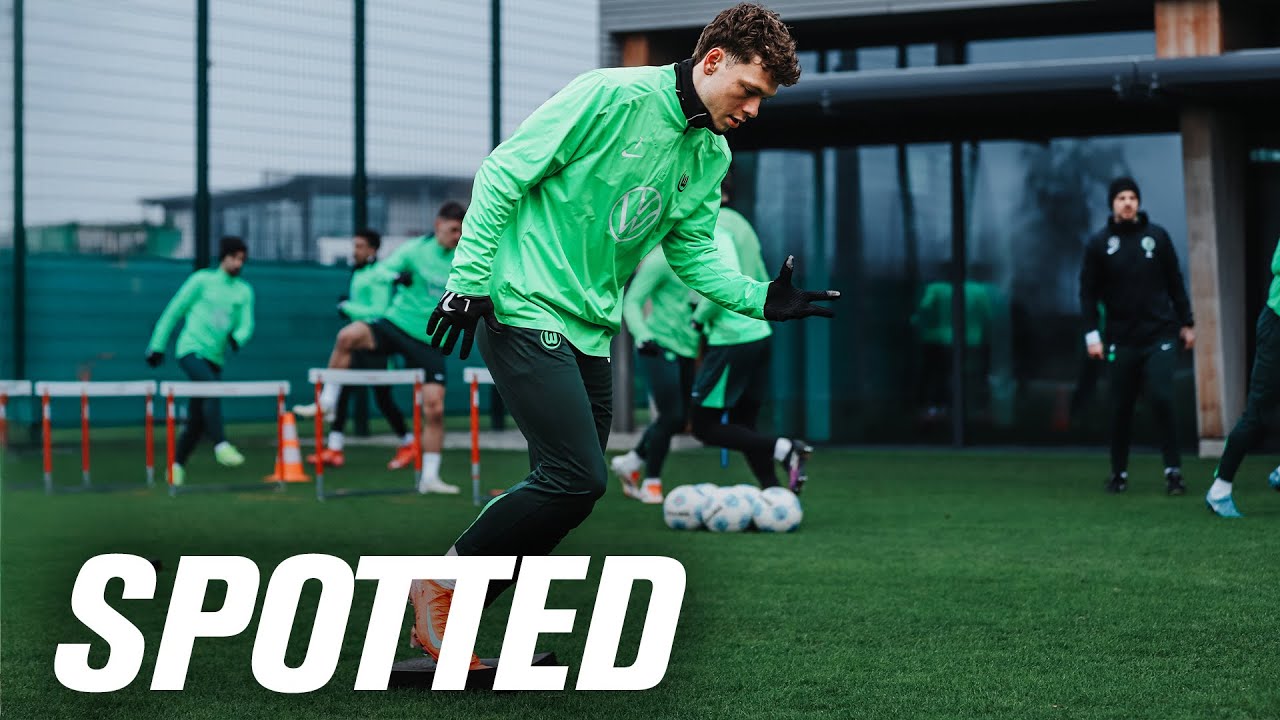 So trainiert Andreas Skov Olsen! | Die ersten Trainingseinblicke aus Wolfsburg 🐺⚽ | Spotted!
