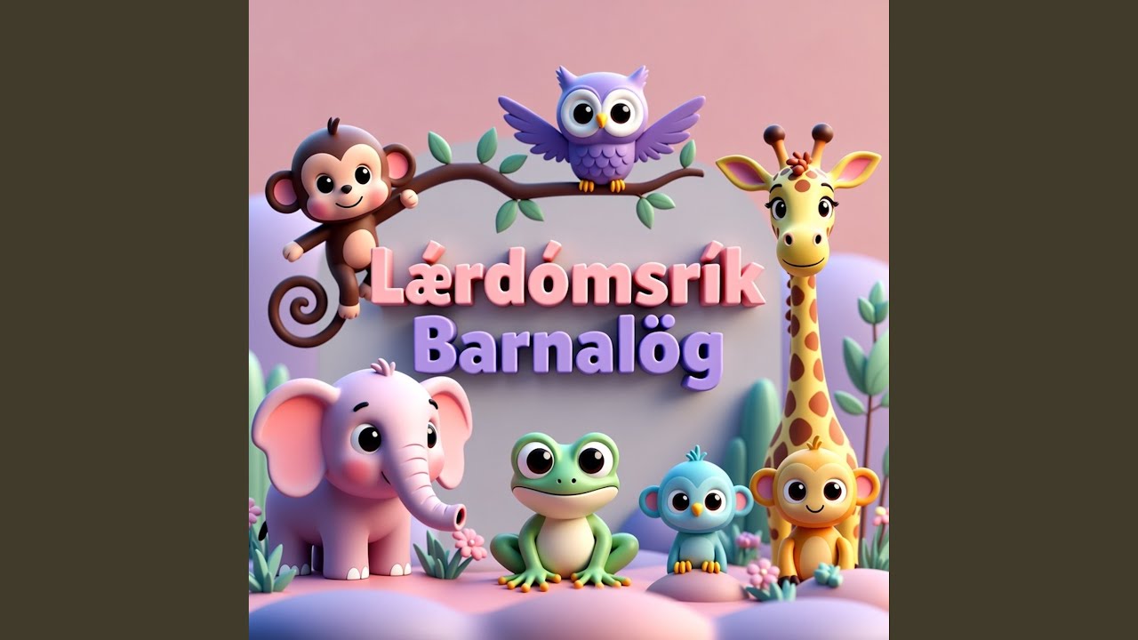 Pappír Mola Hop-Hop - Lærdómsrík Barnalög