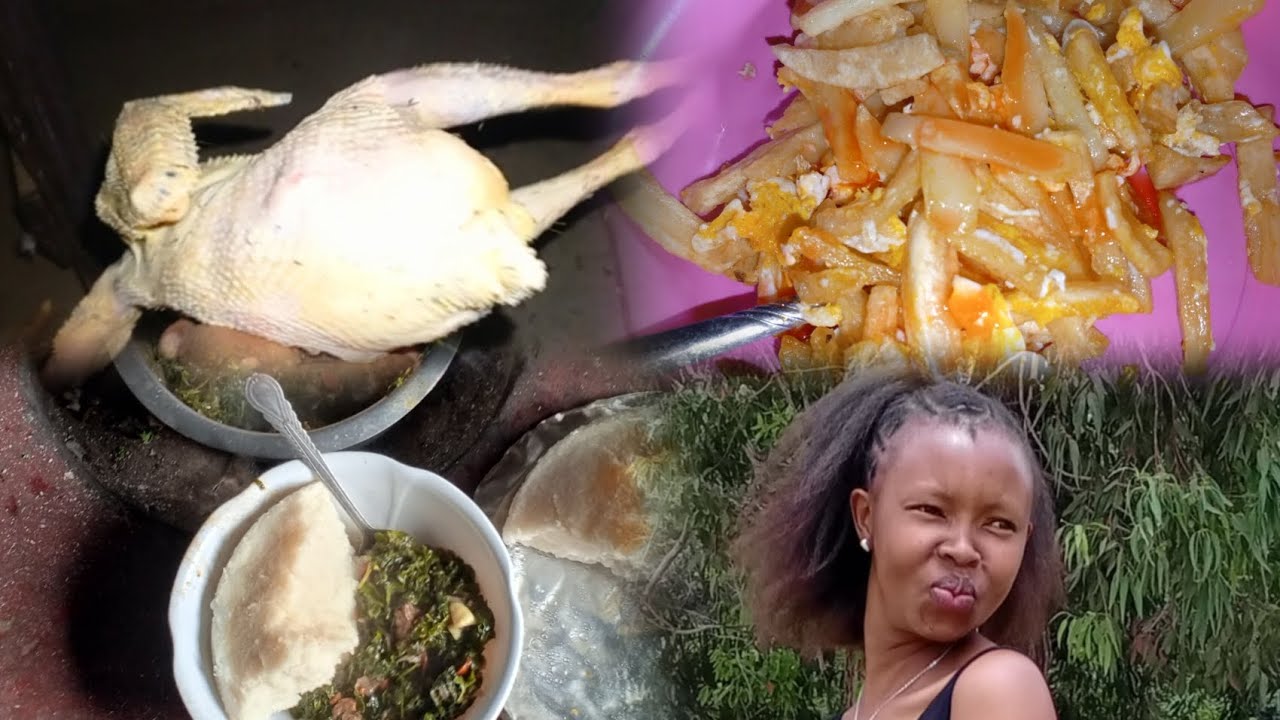WHAT I EAT IN A DAY IN KENYA/ healthy meals/village life#villagegirl #lily