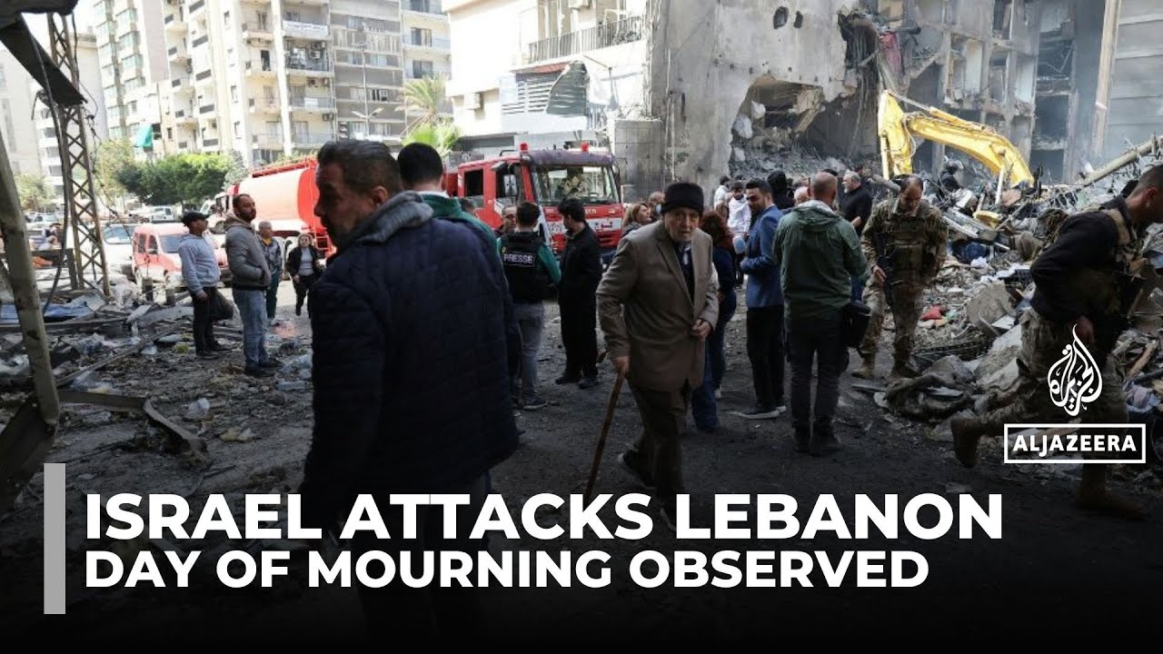 Lebanon declares day of mourning after Israeli attacks kill over 200 people