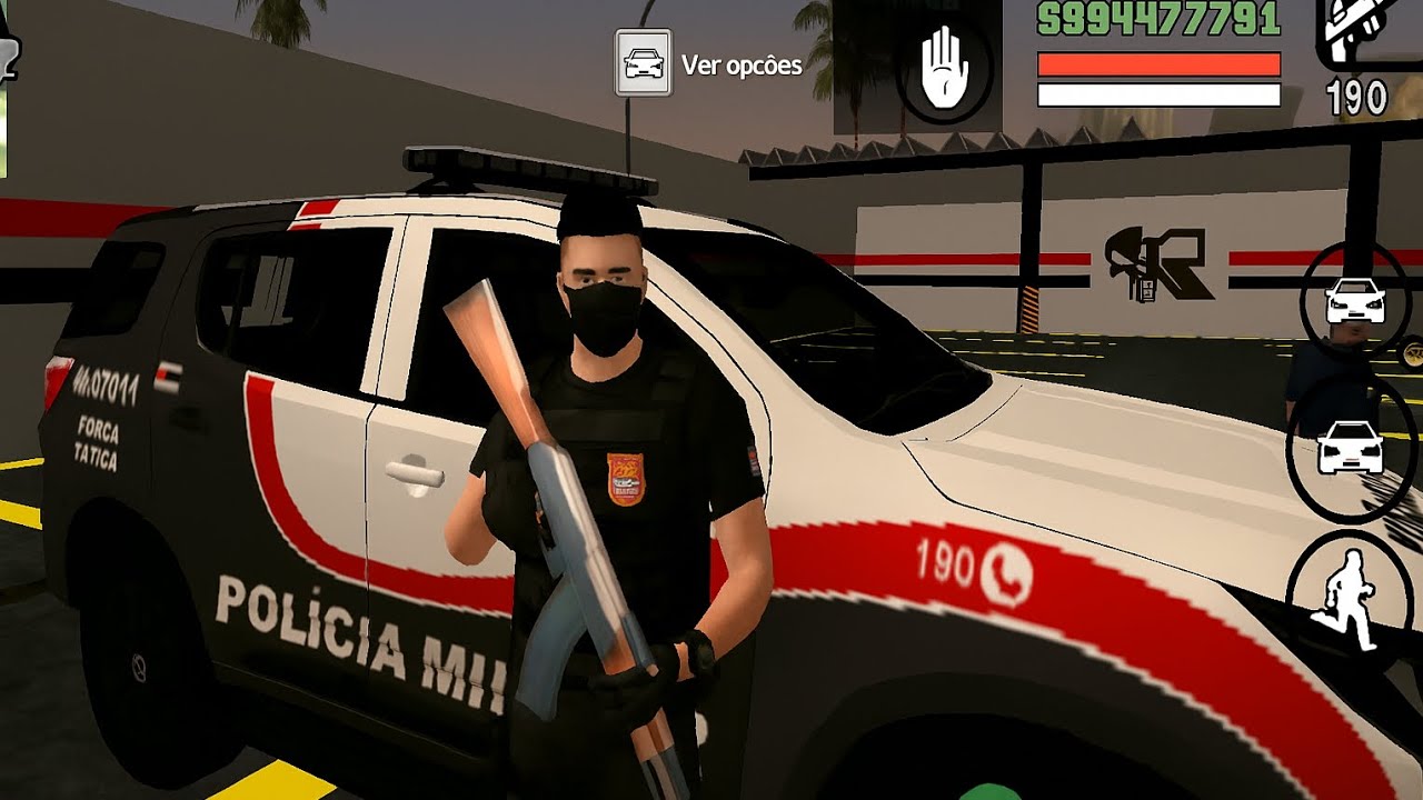 Operação na favela termina com dois presos droga+arma