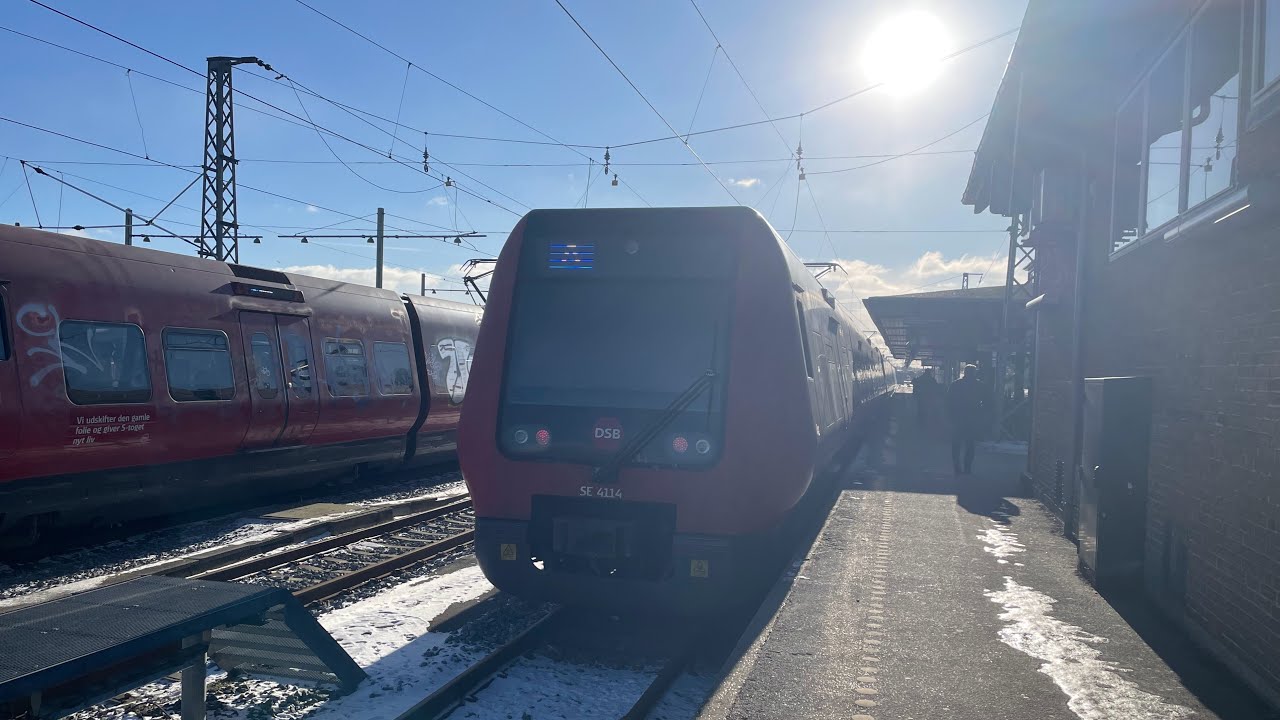 Togtur til Hillerød (S-tog) | Train ride to Hillerød (S-train)