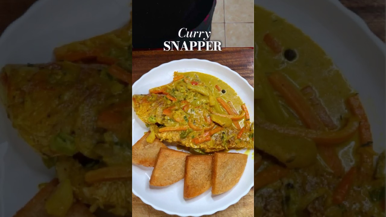 Jamaican Curry Snapper - The BEST Curry Fish Recipe