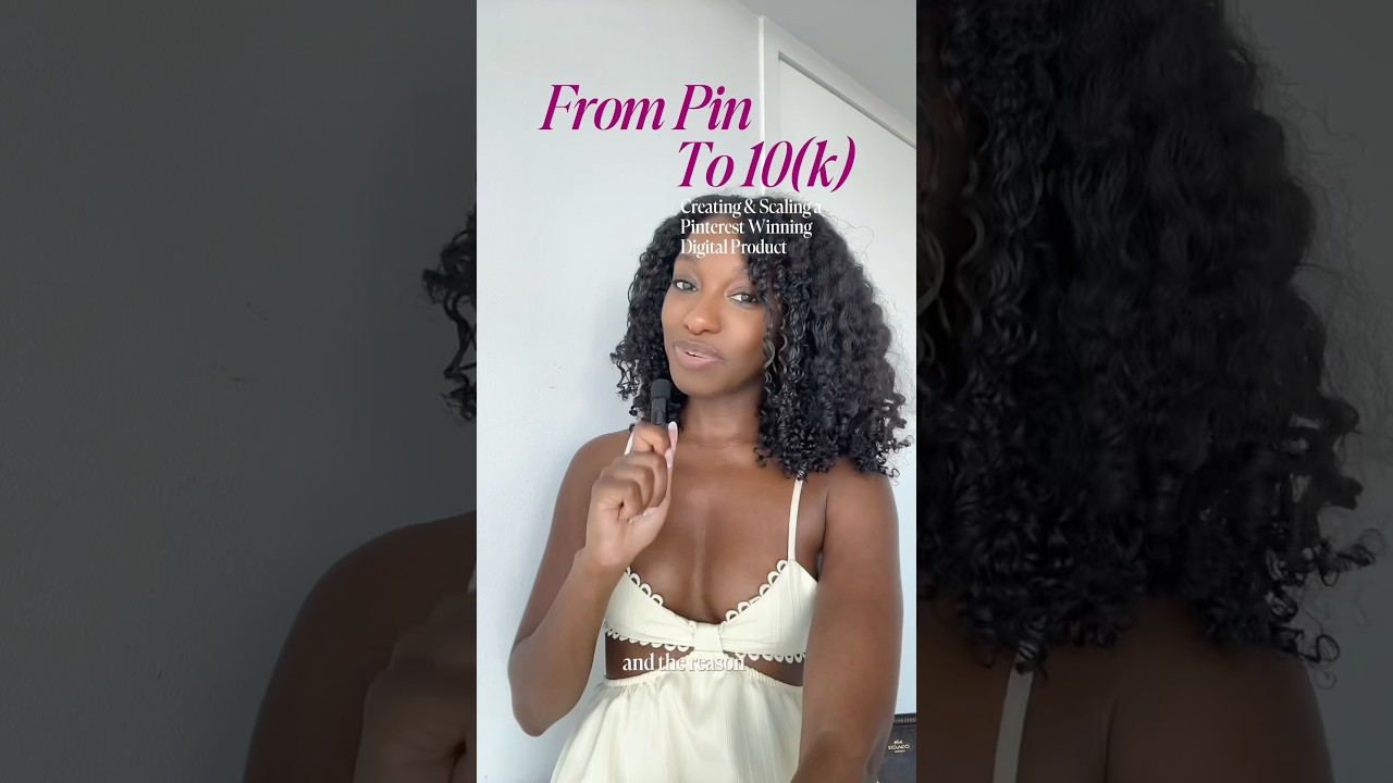 I built a $10k/mo Pinterest Digital Product in TWO Days 🤭📌💰