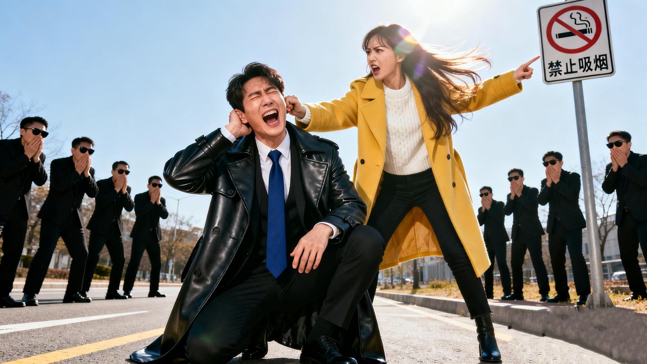 No one dared to stop the CEO from smoking,Till Wild Girl Grabbed His rebuke!He Fell For Her Instead