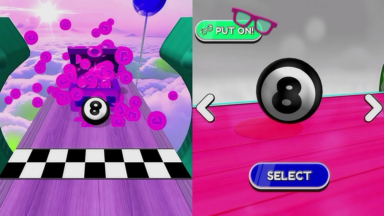 🎱🏓Going Balls, SpeedRun Vs Reverse Video Gameplay Part 443