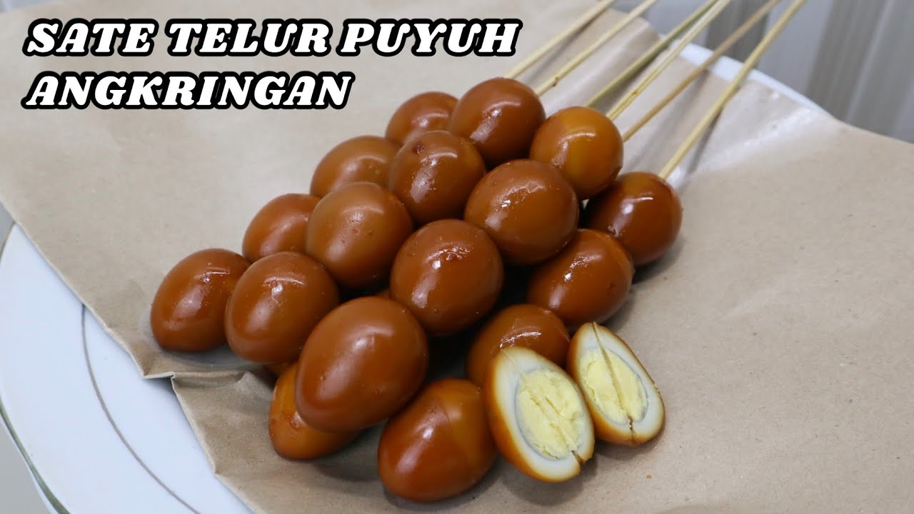 RESEP SATE TELUR PUYUH ALA ANGKRINGAN