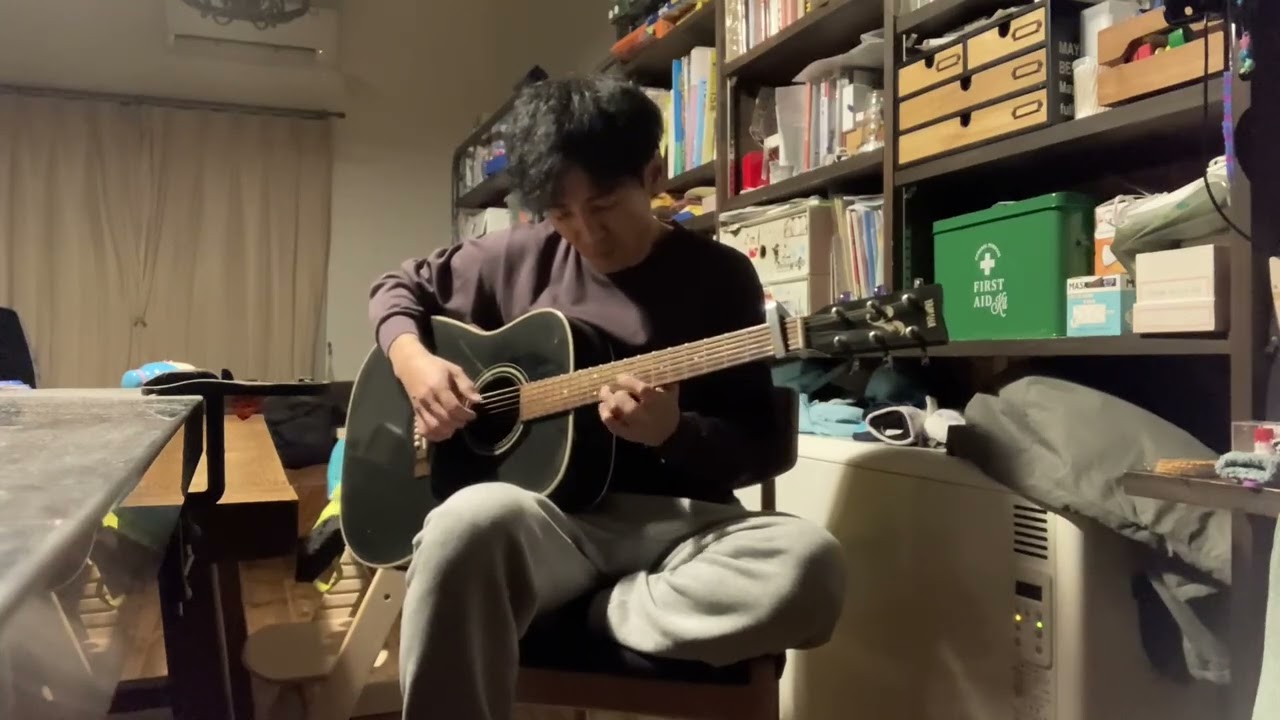 はじまりはいつも雨　fingerstyle solo guitar 