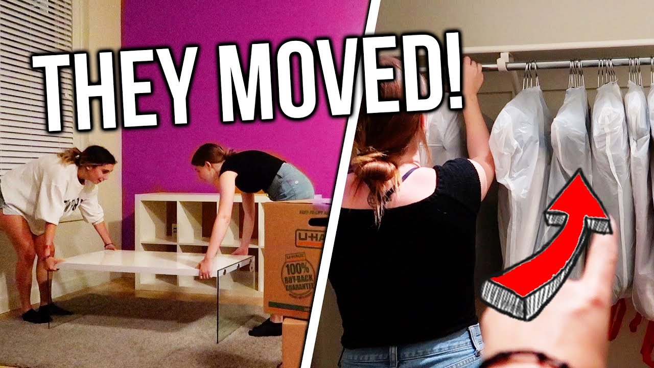 THEY MOVED!! + Moving Hacks!!