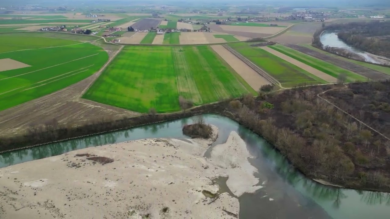 Incrocio fra il fiume Tanaro ed il Po - Paolo Crepaldi Video Maker