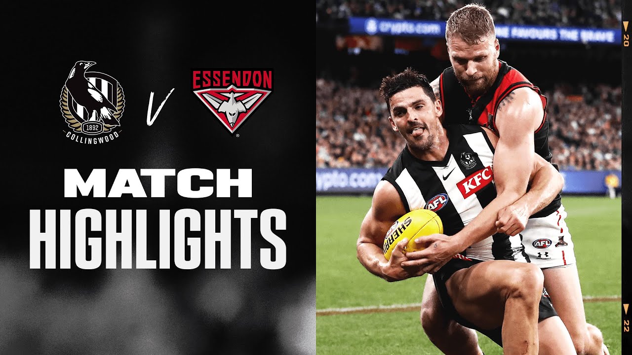 Collingwood v Essendon Highlights | Round 19, 2022 | AFL