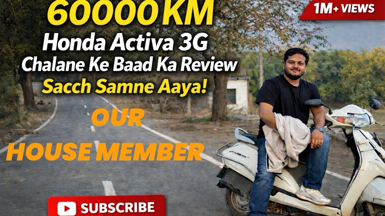 Activa 3G 60,000 KM Review – Service Cost + Mileage Truth