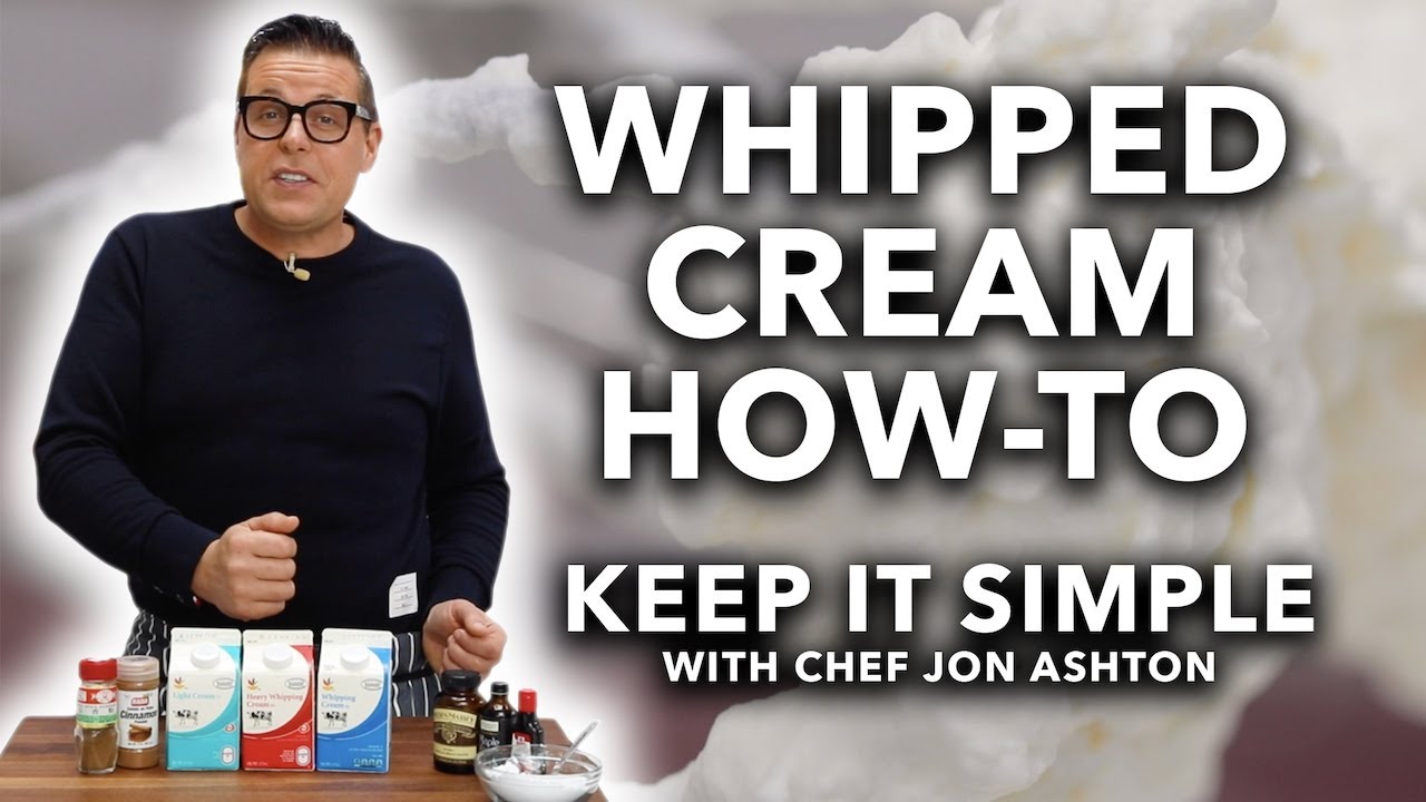How To Make Whipped Cream At Home | Keep It Simple