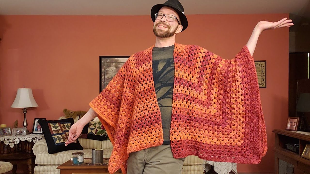 The Granny Kimono Shawl Crochet Tutorial!