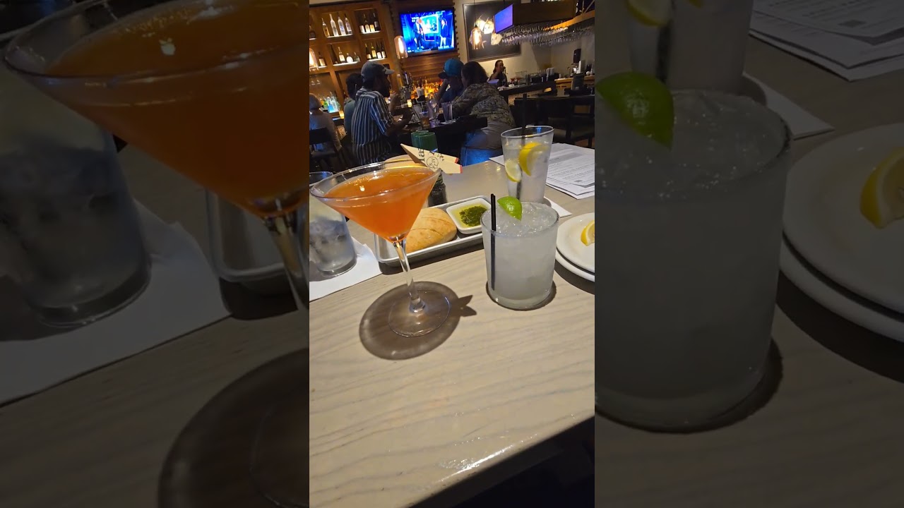 Bonefish Grill Fresh Maragrita & Paper Plane 