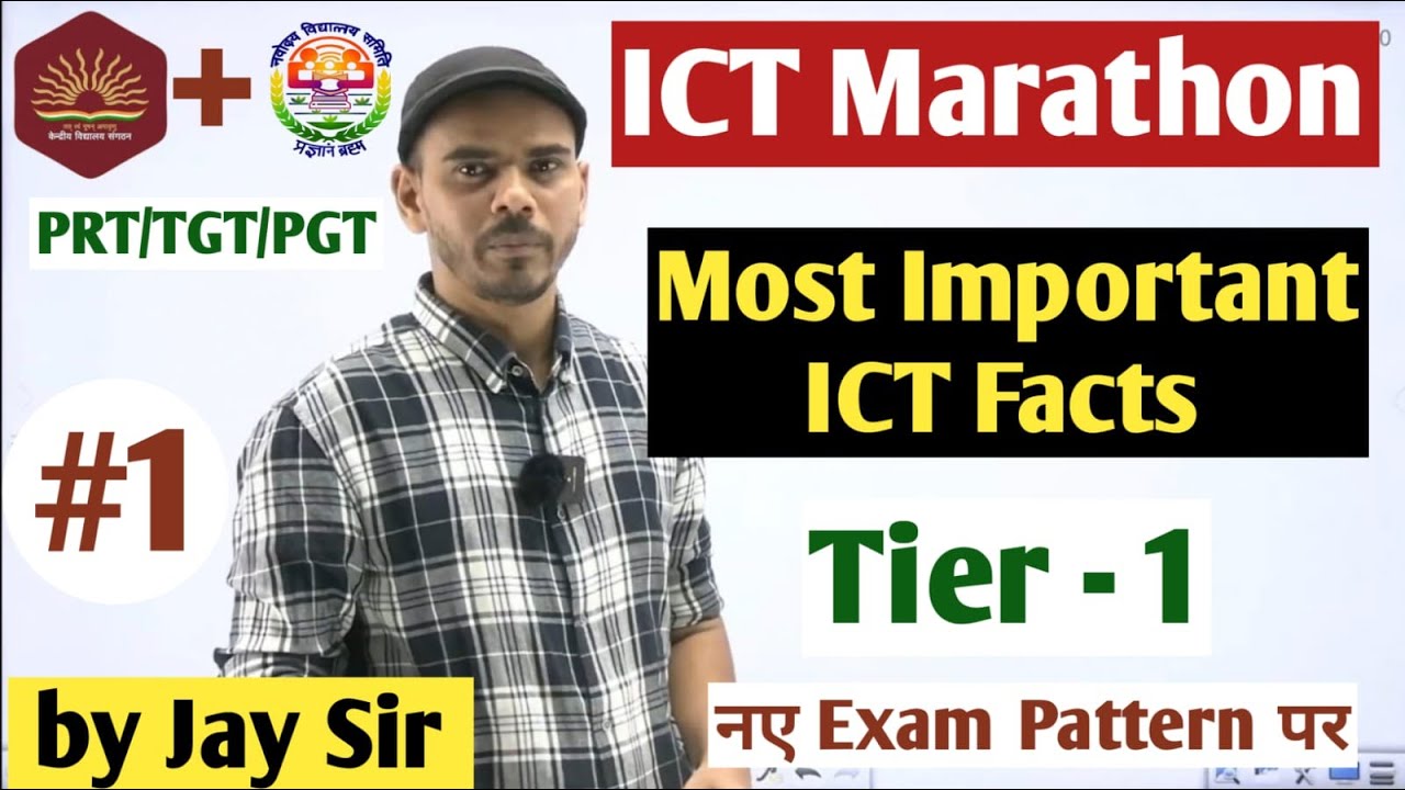 ICT Marathon Most Important ICT Facts by Jay Sir #kvs #ict #kvstier1