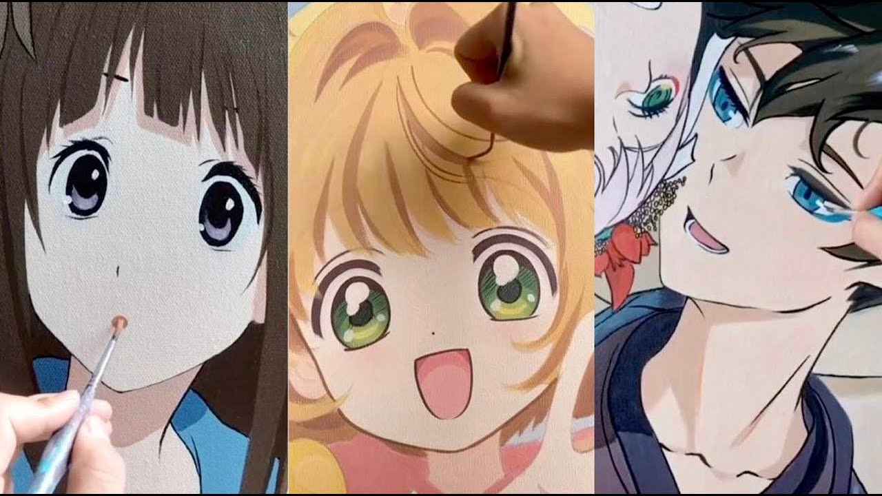 🖌️🎨Art drawing  tiktok compilations  ~ 😍Anime  #231