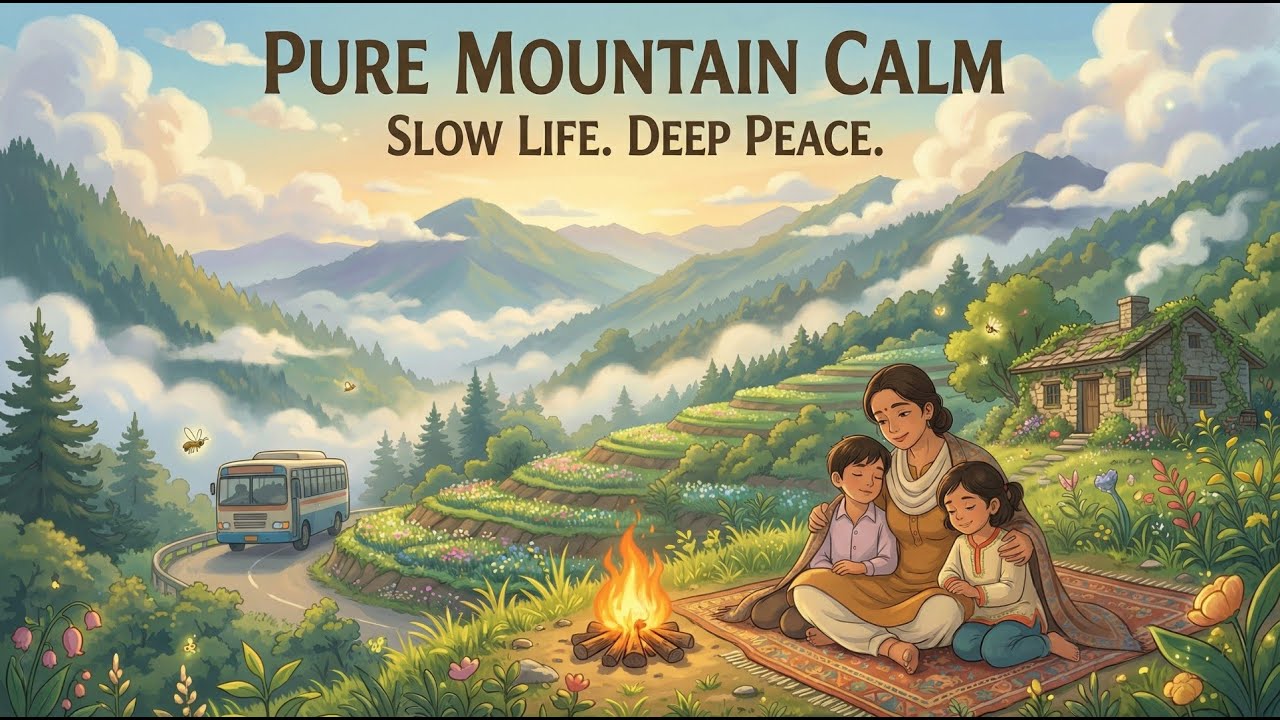 A Peaceful Indian Mountain Holiday 🌄 | Cozy Family ASMR