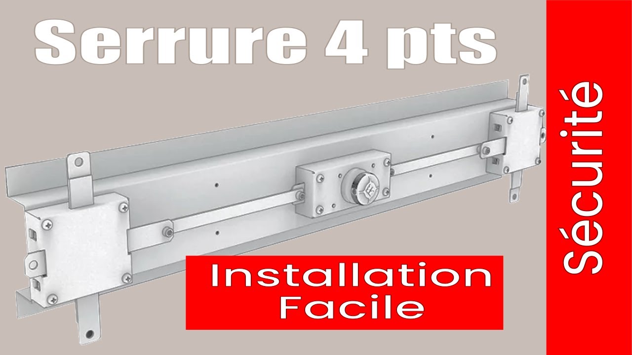 Atelier #6 : Installation d'une serrure 4 points (A la portée de tous) 🔧