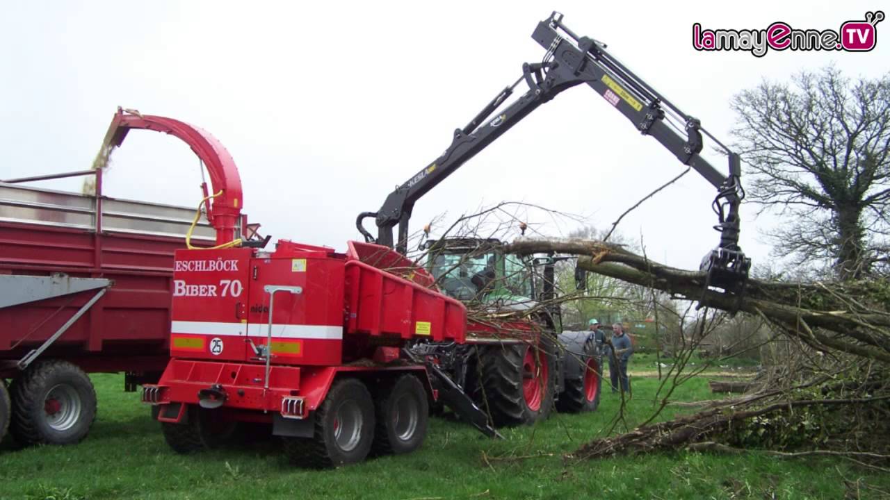 Présentation de la déchiqueteuse à bois