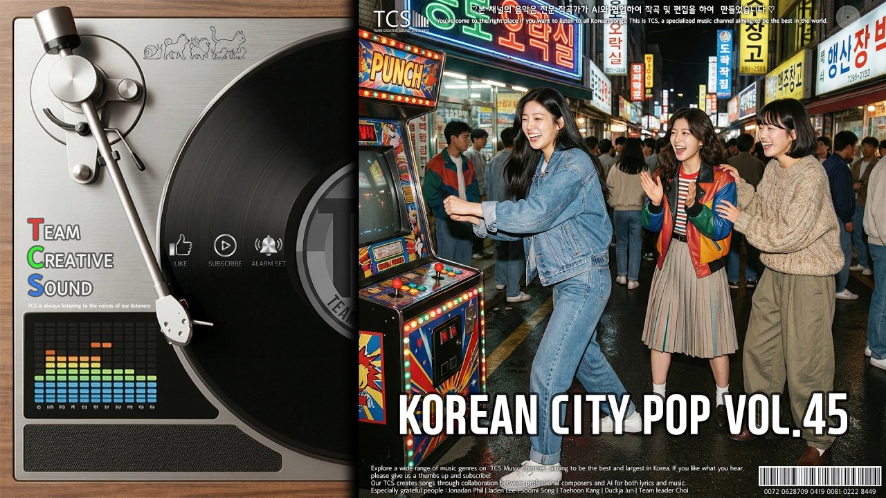 [Playlist] 🎧시티팝의 정수!! 향수가득 레트로 한국시티팝😊 VOL.45 [Citypop][シティポップ]