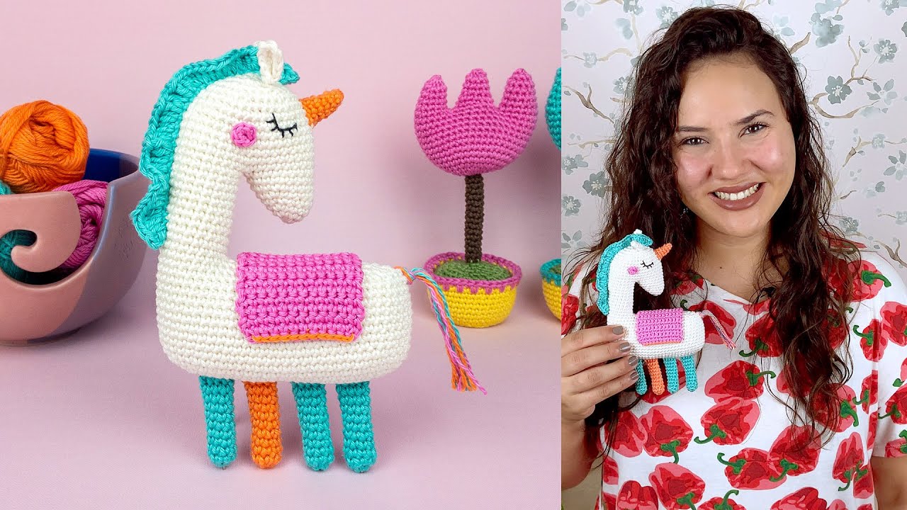 COMO FAZER UNICÓRNIO DE AMIGURUMI - PARTE 1 | ATELIÊ JÉSSICA BRANDÃO | #060
