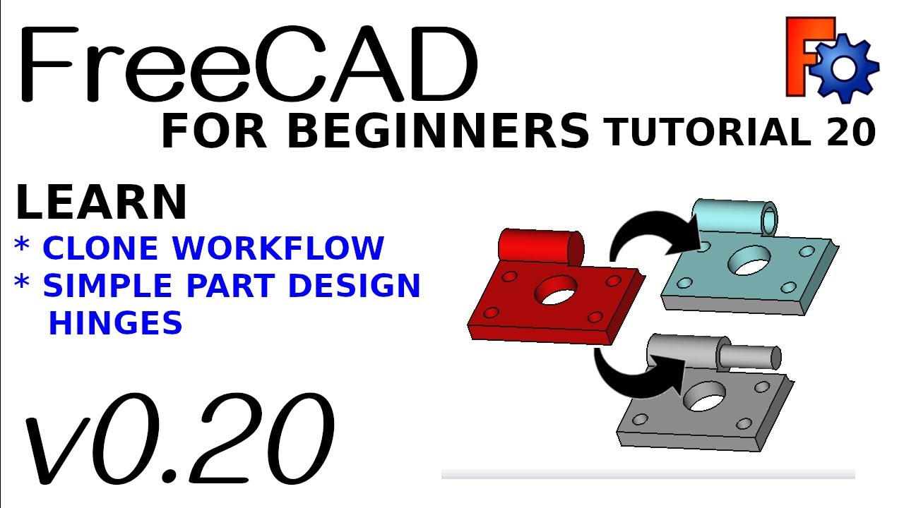 FreeCAD 0.20 для начинающих | 20 | Рабочий процесс клонирования нескольких тел | Моделирование пр...