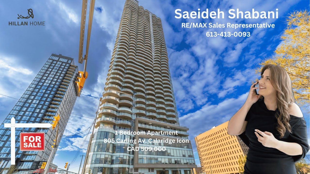 Condo For Sale - Claridge Icon Building - 805 Carling Av.  - Ottawa  - Overlooking Ottawa River