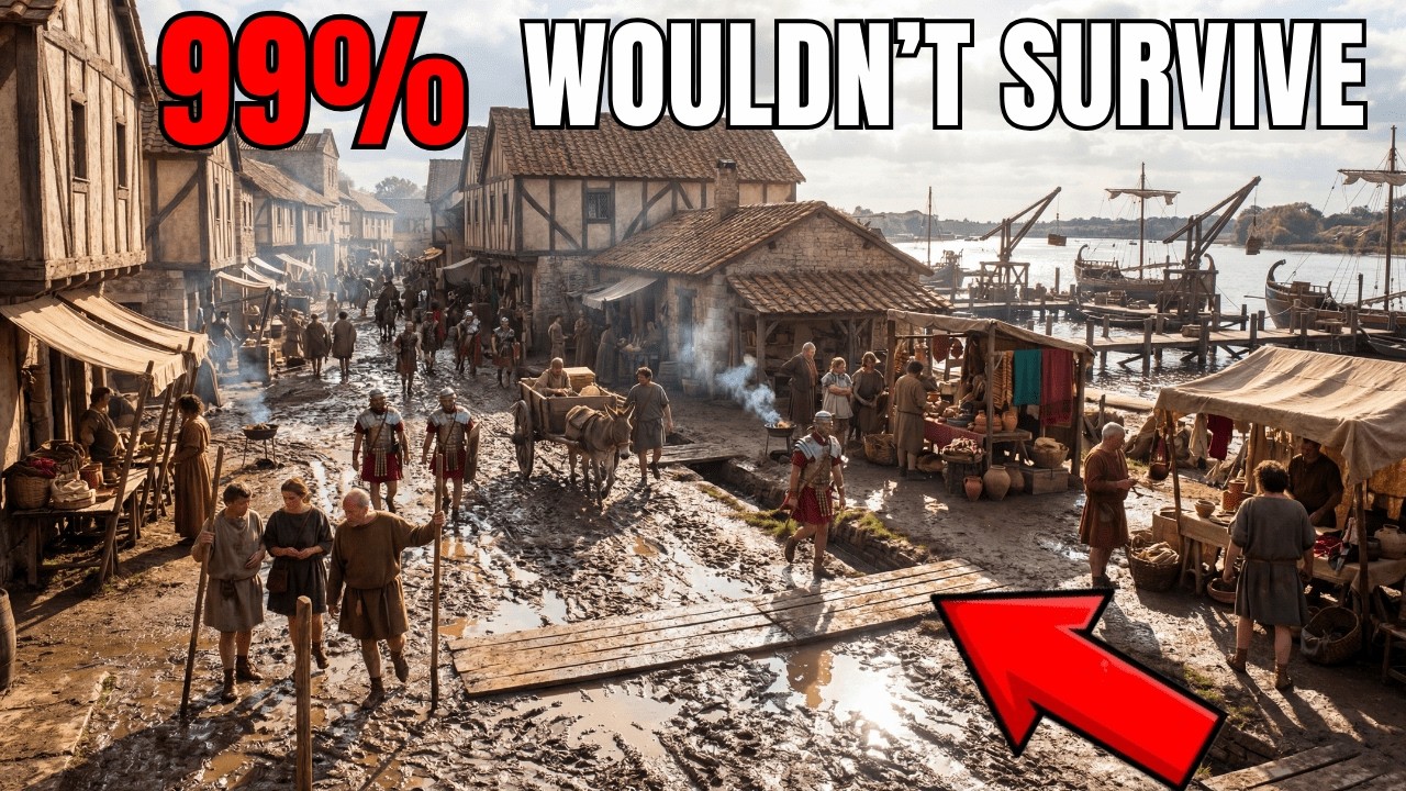 Why 99% of People Wouldn't Survive a Day in Roman London (AD 200)