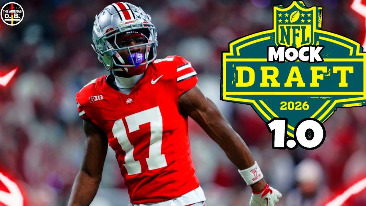 My 2026 NFL Mock Draft 1.0 (1st Round Only)